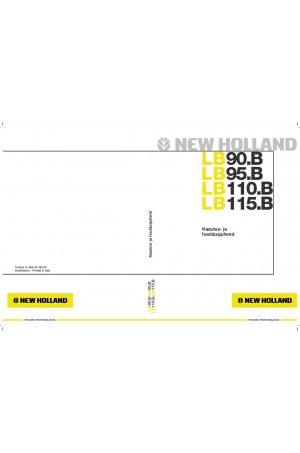 New Holland CE LB110.B, LB115.B, LB90.B, LB95.B Operator`s Manual