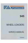 New Holland CE 545 Service Manual