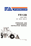 New Holland CE FR12B Operator`s Manual