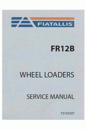 New Holland CE FR12B Service Manual