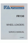 New Holland CE FR130 Service Manual