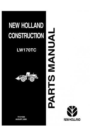 New Holland CE LW170TC Parts Catalog