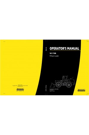 New Holland CE W170B Operator`s Manual