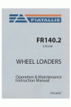New Holland CE FR140.2 Operator`s Manual