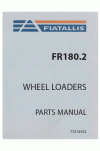 New Holland CE FR180.2 Parts Catalog