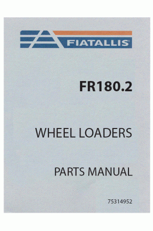 New Holland CE FR180.2 Parts Catalog