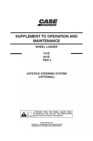Case 721E, 821E Operator`s Manual