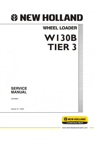 New Holland CE W130B Service Manual