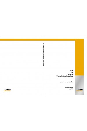 Case 821F, 921F Operator`s Manual