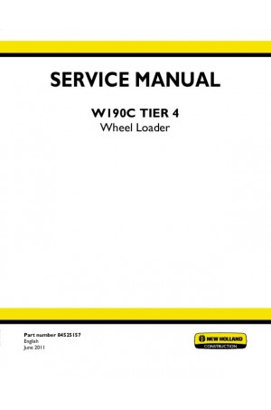 New Holland CE W190C Service Manual