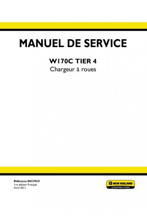 New Holland CE W170C Service Manual