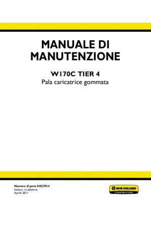 New Holland CE W170C Service Manual