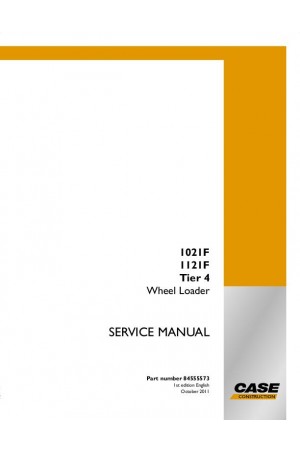Case 1021F, 1121F Service Manual