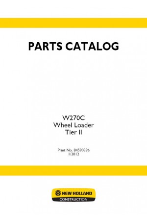 New Holland CE W270C Parts Catalog