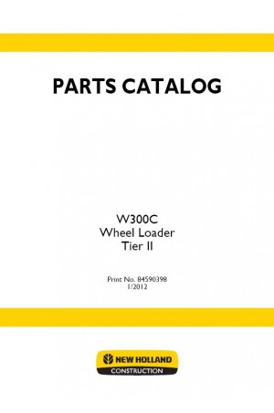 New Holland CE W300C Parts Catalog
