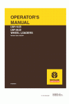 New Holland CE LW110.B, LW130.B Operator`s Manual