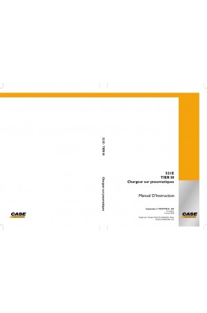 Case 521E Operator`s Manual