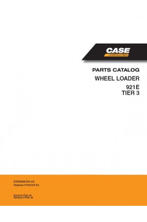 Case 921E Parts Catalog