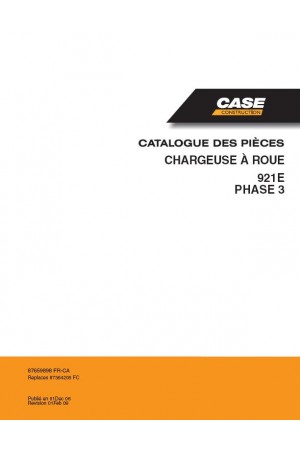 Case 921E Parts Catalog