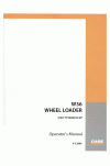Case W36 Operator`s Manual