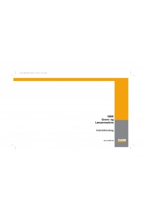 Case 580K Operator`s Manual