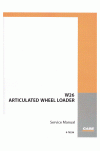 Case W26 Service Manual