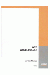 Case W7E Service Manual