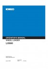 Kobelco LK900 Operator`s Manual