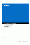 Kobelco LK450 Operator`s Manual