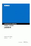 Kobelco LK550II Operator`s Manual
