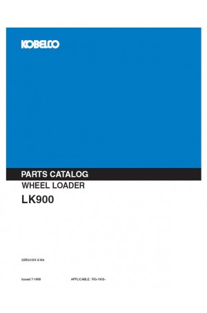 Kobelco LK900 Parts Catalog